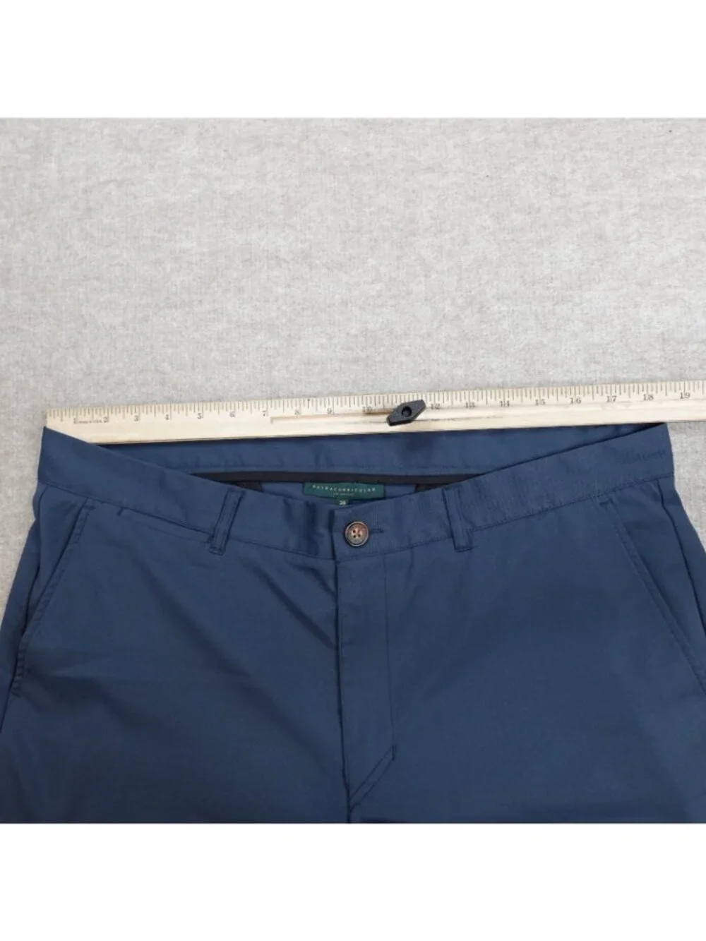 Extracurricular Mens Shorts 36 Blue Solid 9